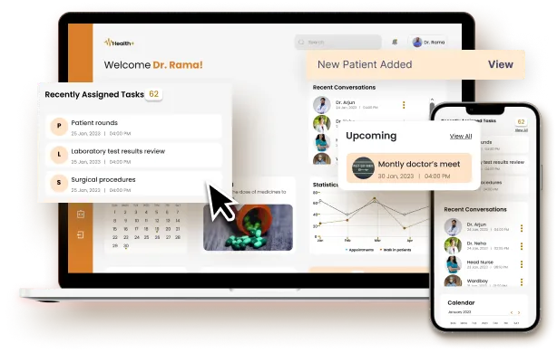 healthcare app design procress
