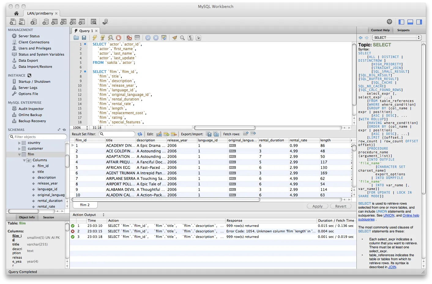 mysql