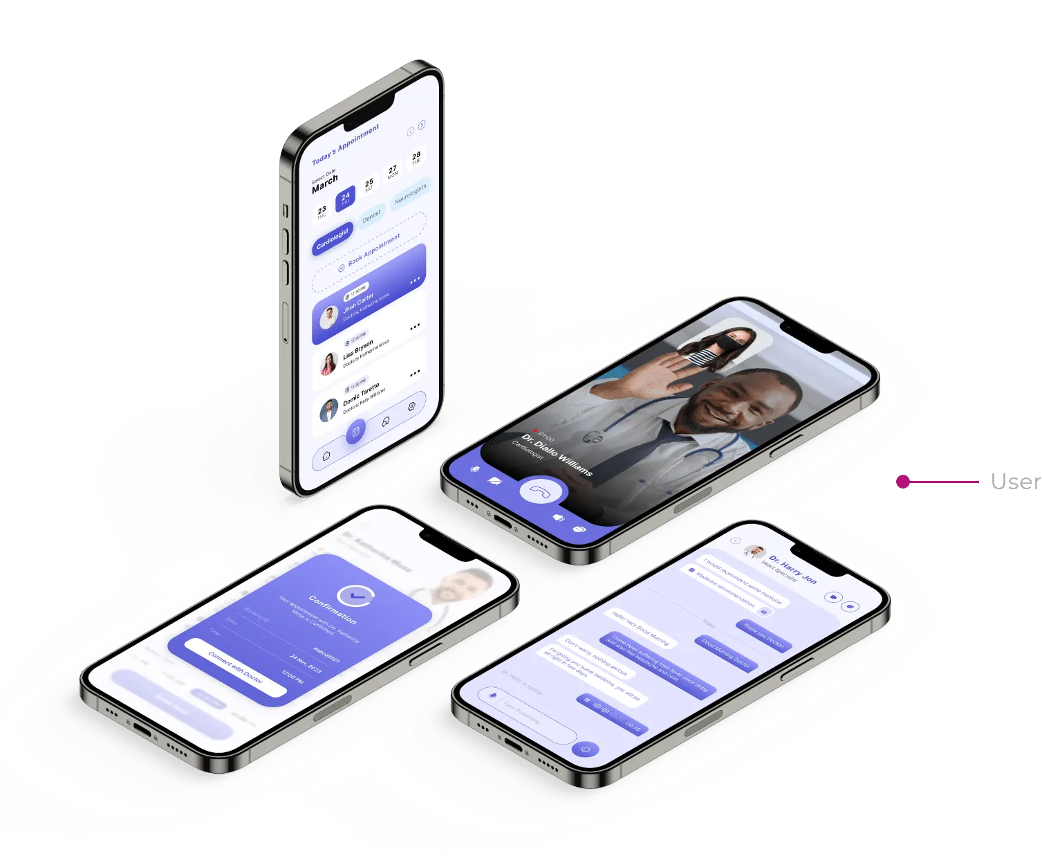 uı ux design healthcare app