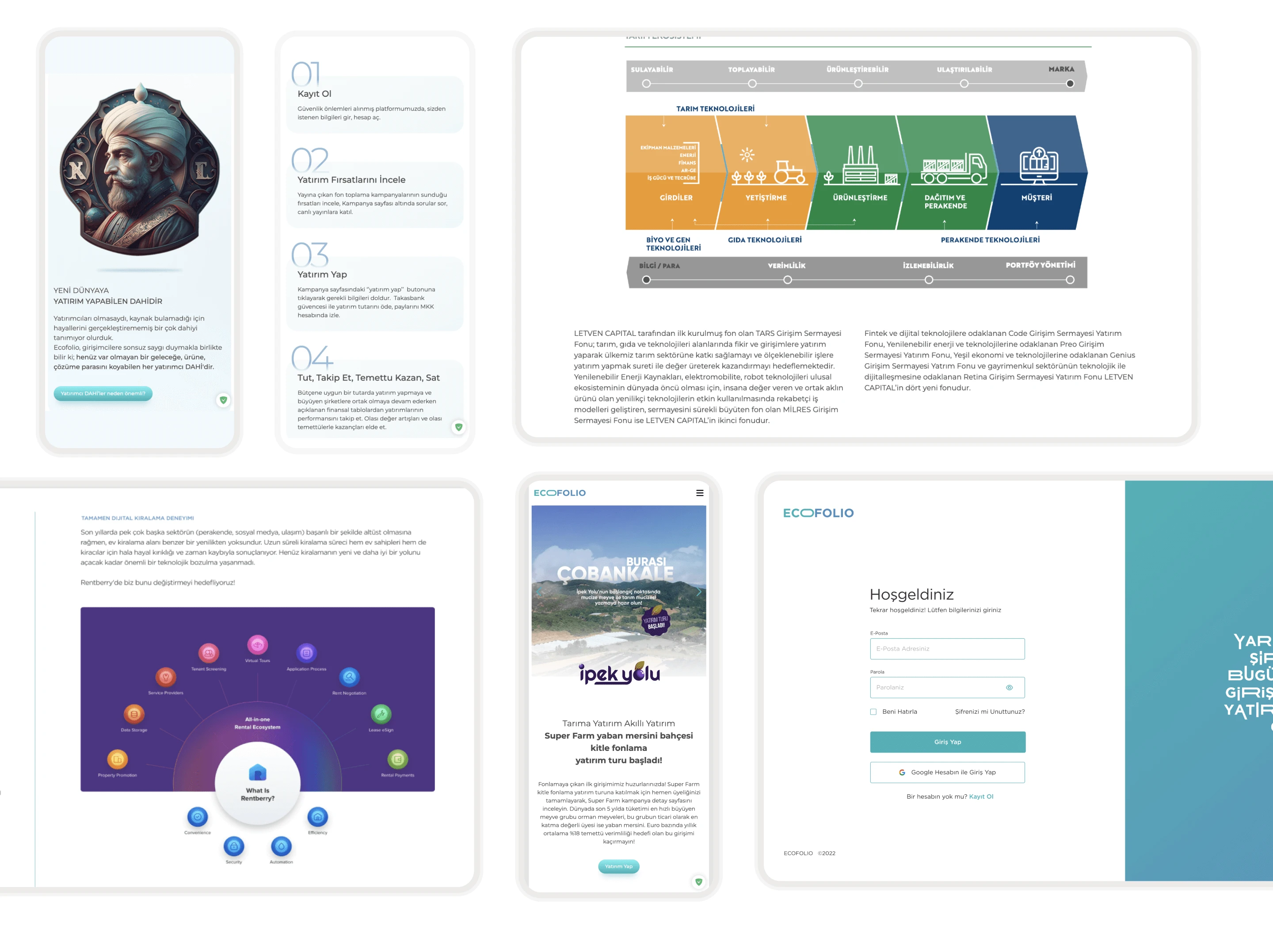 Ecofolio Arayüz Bileşenleri (UI Components) 2