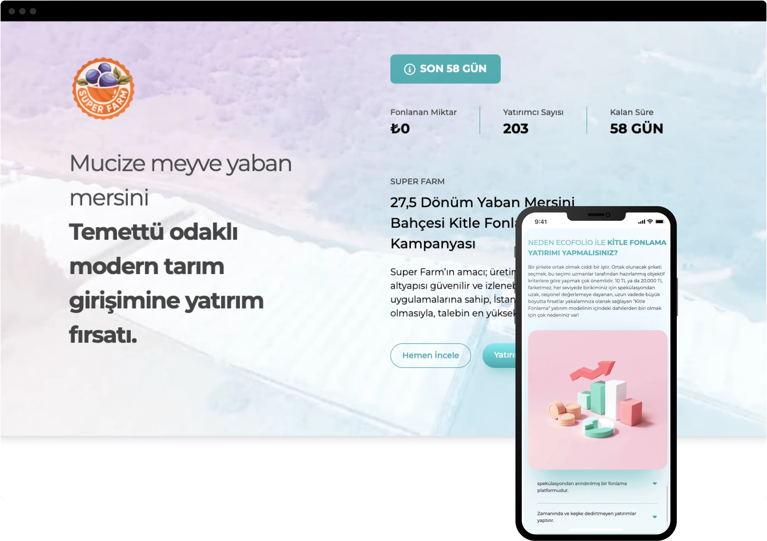 Ecofolio Web Sitesi Ekran Görüntüsü