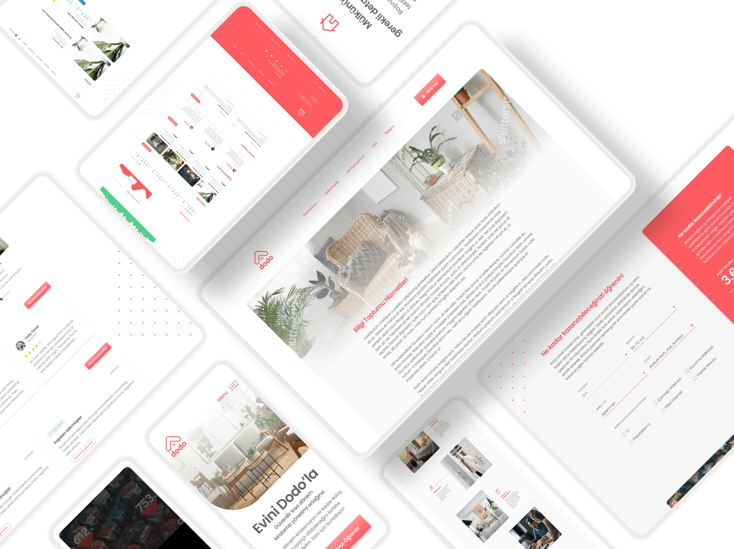 Evini Dodola Airbnb Portal Screen Designs