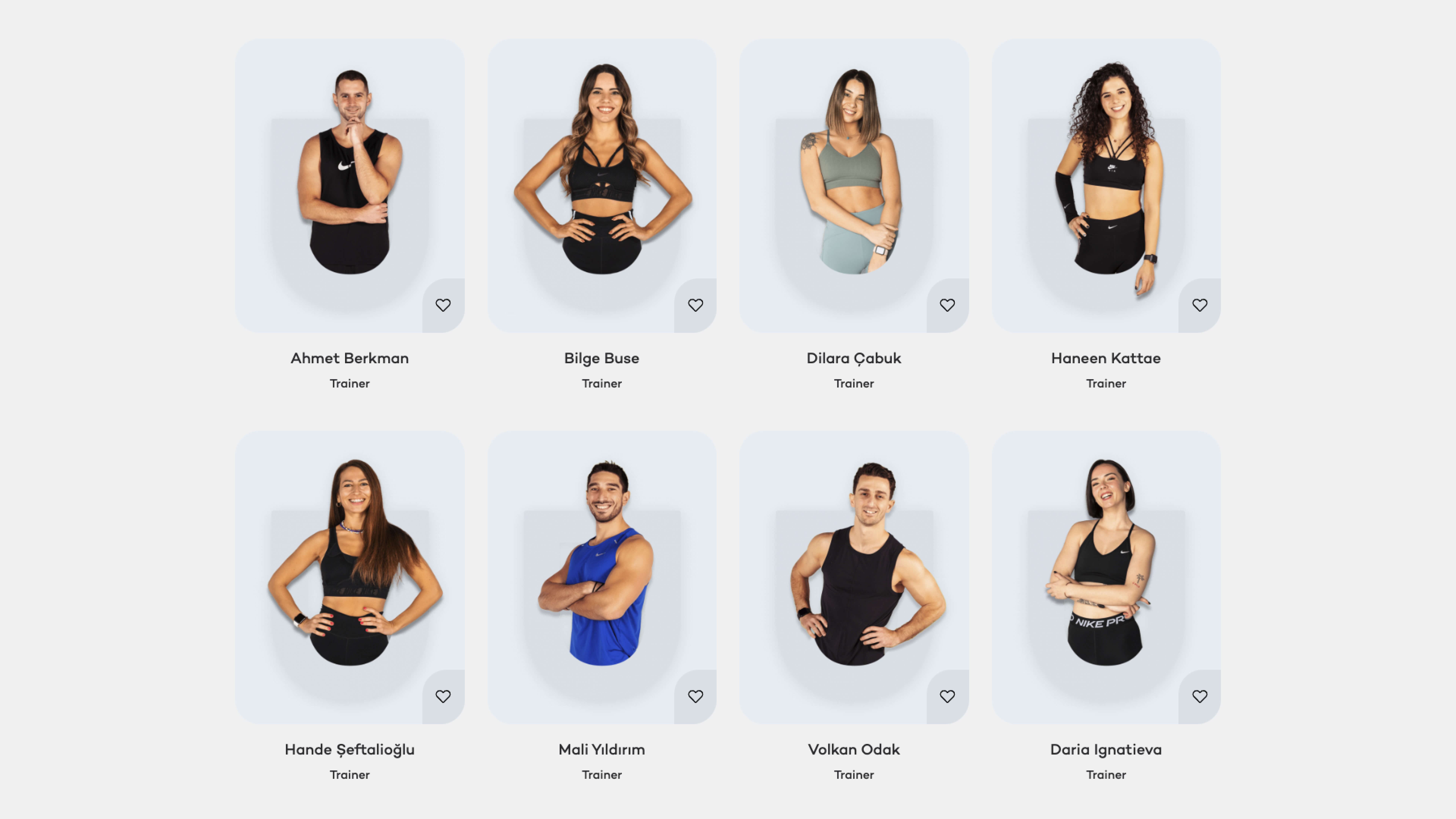 Ulive Fitness Trainers (Antrenörler)