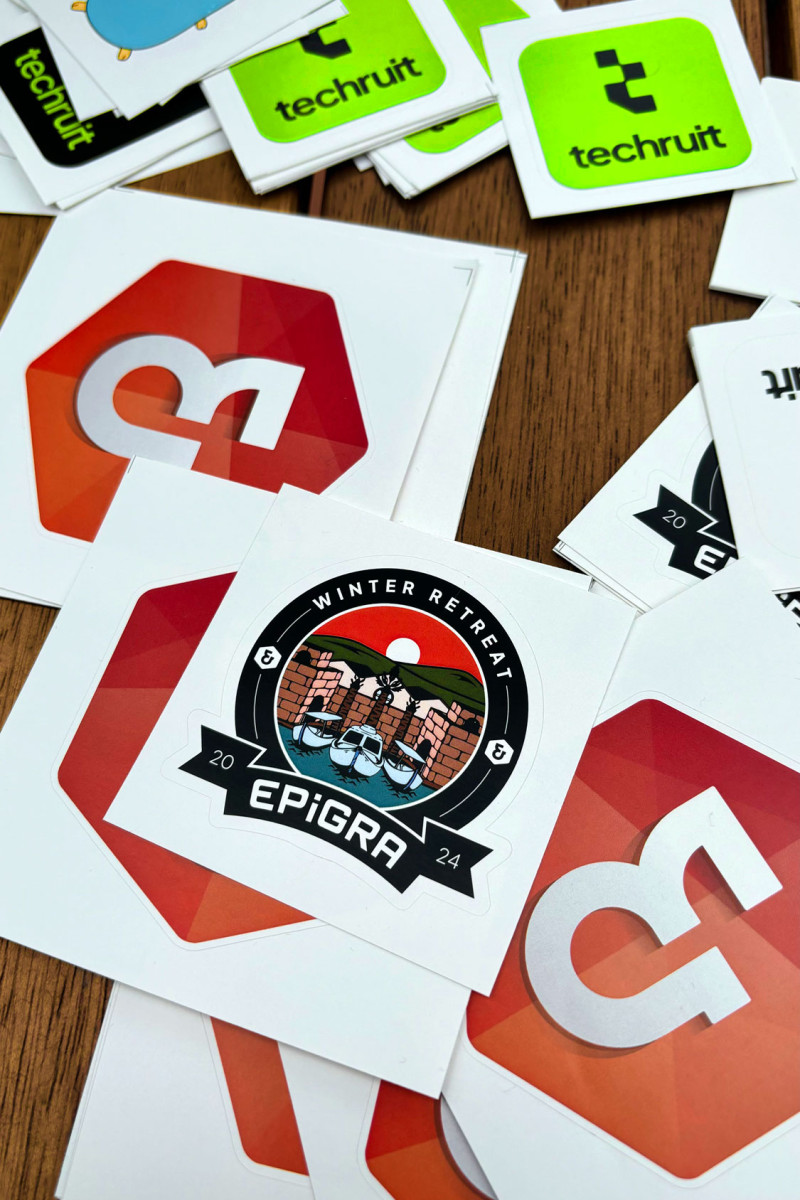 Winter Retreat Epigra Stickers