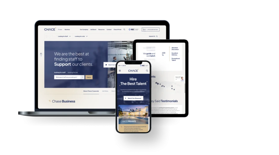 Chace People: Kurumsal İnsan Kaynakları Web Sitesi