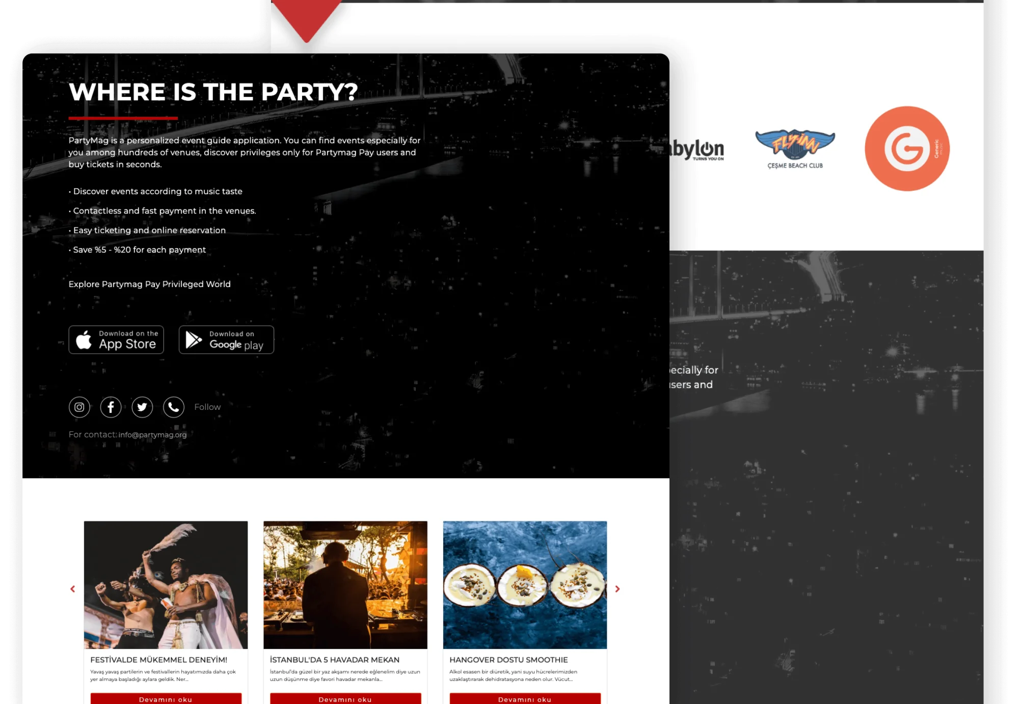 Partymag Web Sitesi