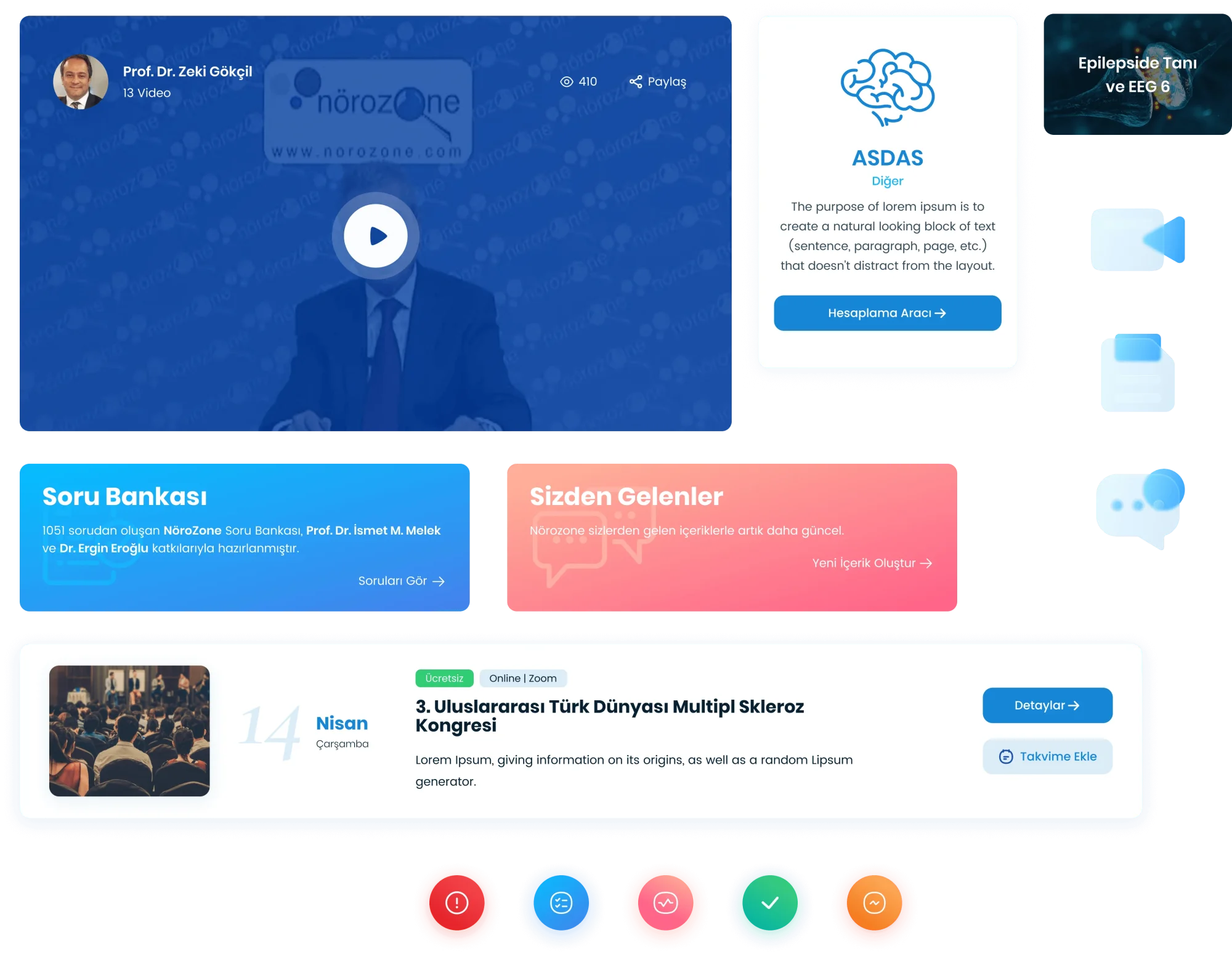 Zone Intranet Portal Arayüz Bileşenleri (UI Components)